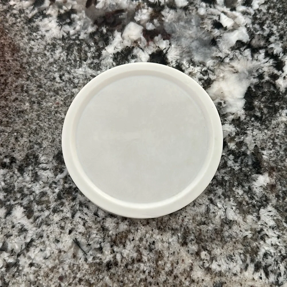 Glasbake McKee honey whip jar pot with lid - melon 2/$20